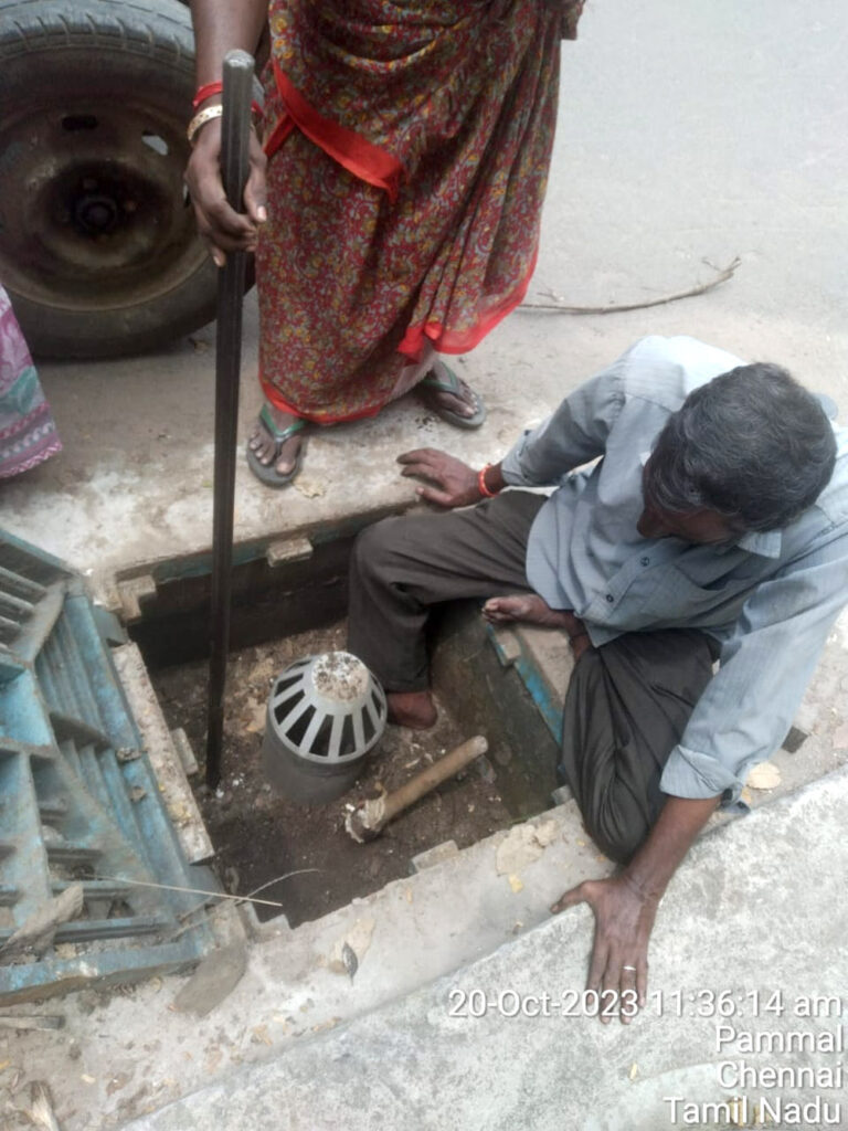 cleaning silt catch pits